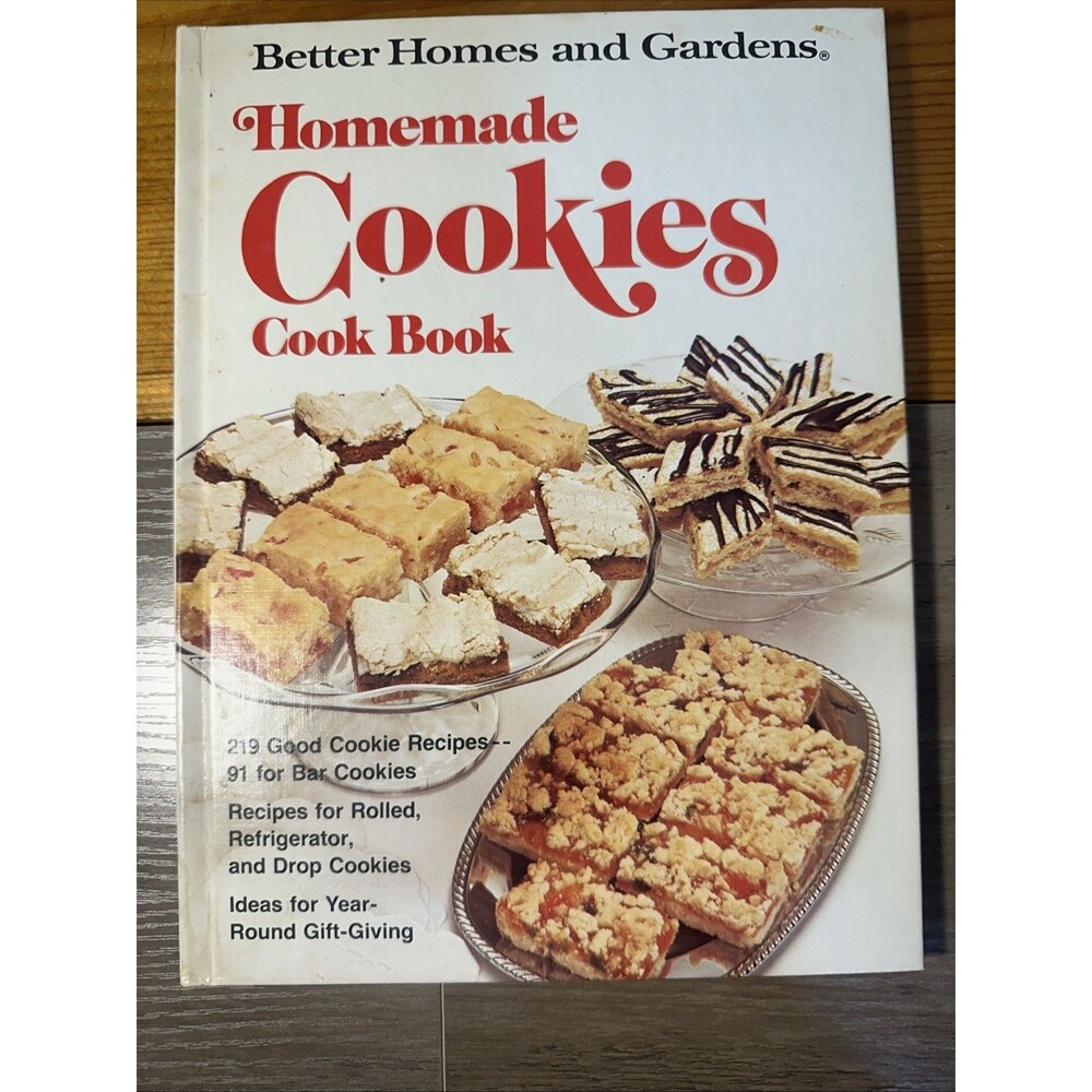 Vintage Better Homes & Gardens Homemade Cookies Cookbook 1982